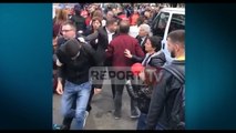 Report TV   Sharje dhe përleshje, momentet e arrestimit të protestuesve të Unazës së Re