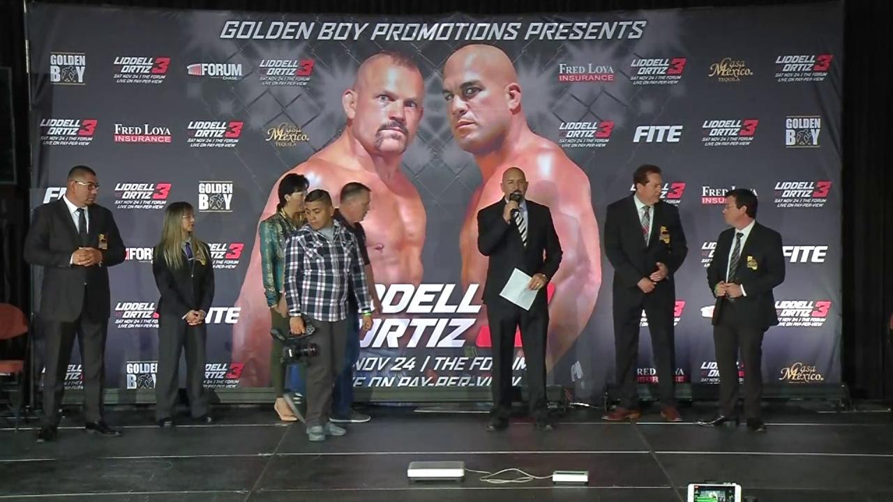 Main Event Liddell vs Ortiz