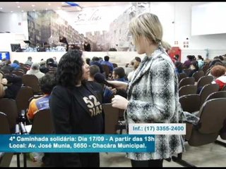 Atenção: Dia 17/09 - Depoimento de Vida de Bispa Cléo com a 4ª Caminhada Solidária