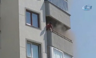 Kartal'da yangın paniği