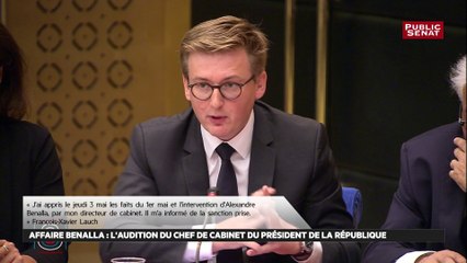 Скачать видео: François-Xavier Lauch déclare n’avoir « jamais été interpelé » par les services de police « se plaignant du comportement » de Benalla