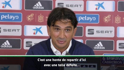 Croatie - Dalic : "Une honte de repartir avec une telle défaite"