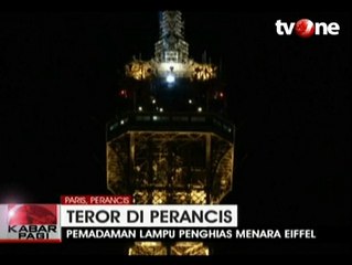 Publik Prancis Berkabung Lampu Menara Eiffel Dipadamkan