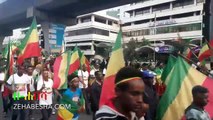 Ethiopia: አዲስ አበባ አርበኞች ግንቦት 7ን ለመቀበል ሕዝቡ ሲተም Arebegnoch Ginbot 7