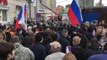 Police and Protesters Clash During Pension Reform Rally in Novosibirsk