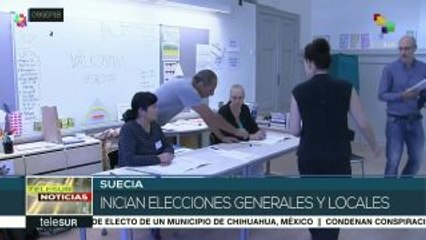 Inicia proceso de elecciones generales y locales en Suecia