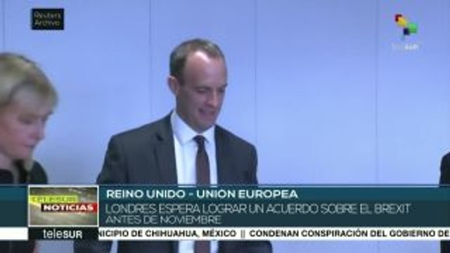 Reino Unido espera lograr un acuerdo sobre Brexit antes de noviembre
