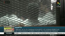 Egipto: condenan prisión a centenares de militantes islamistas