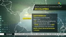 Colombia en 1er. puesto mundial de desplazamiento interno