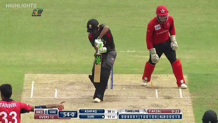 Asia Cup 2018 Qualifier Final - Hong Kong vs UAE Full Highlights