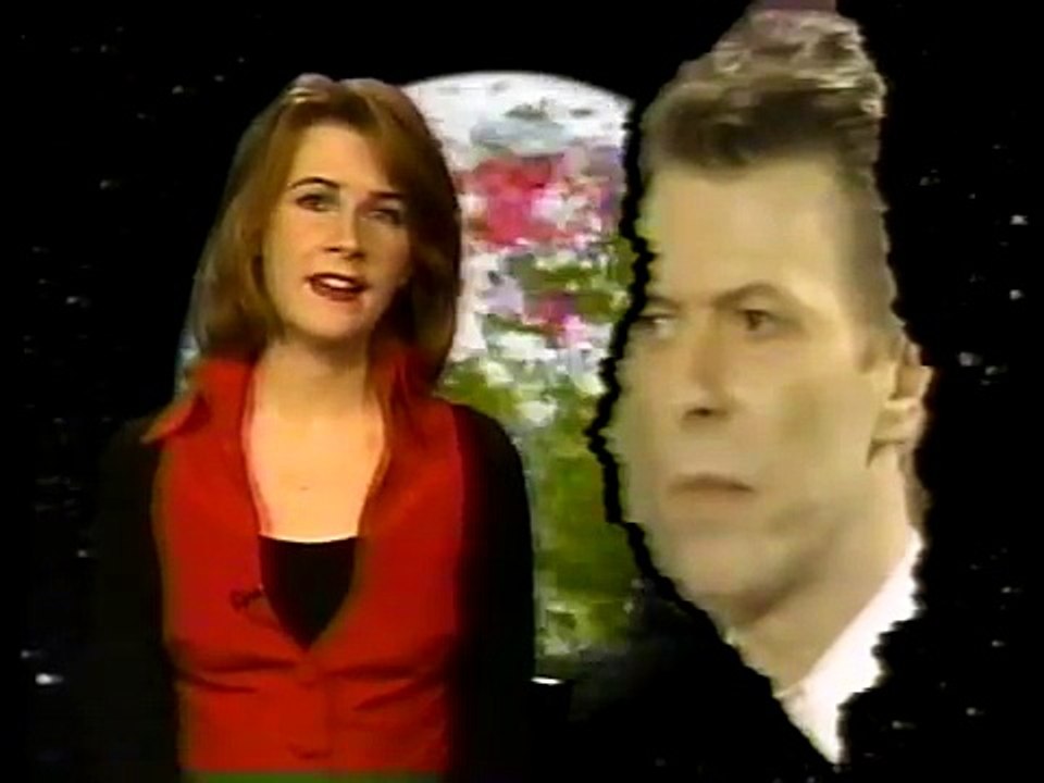 David Bowie On The Set  For Video Jump They Say -1993