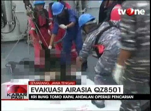KRI Bung Tomo, Kapal Andalan Operasi Pencarian AirAsia QZ8501
