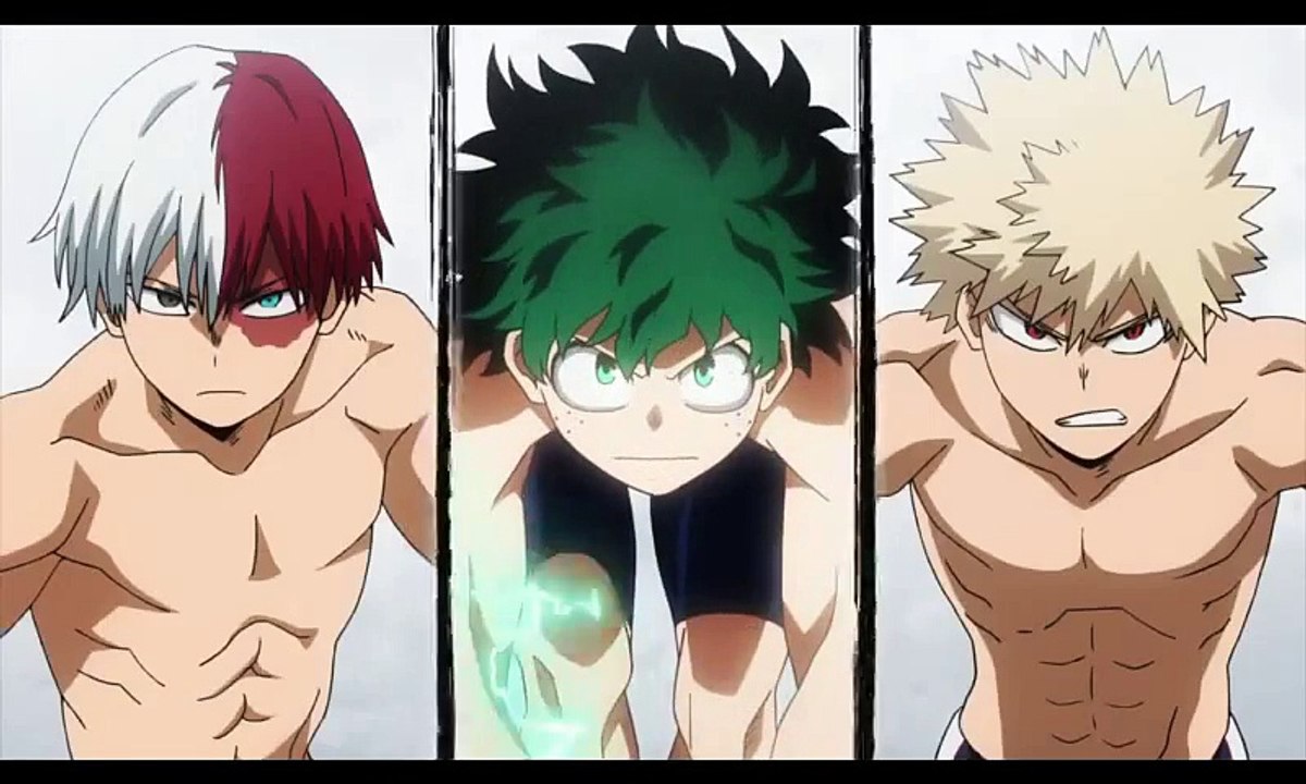 Aizawa Stops HYPE RACE Between Todoroki Midoriya Bakugou BOKU NO HERO ACADEMIA S03E01, Cartoons tv hd 2019