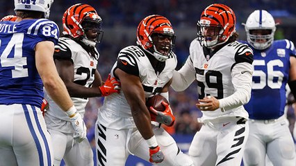 Preston Brown picks off Andrew Luck in his Bengals debut