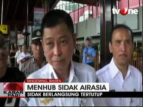 Menteri Perhubungan Ignasius Jonan,Sidak ke Bandara Soekarno-Hatta
