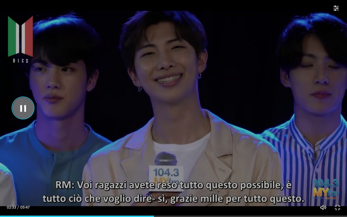 [SUB ITA] BTS Talks Performing At The BBMA's, New Single + Sing American Pop Hits! @ 104.3 fm