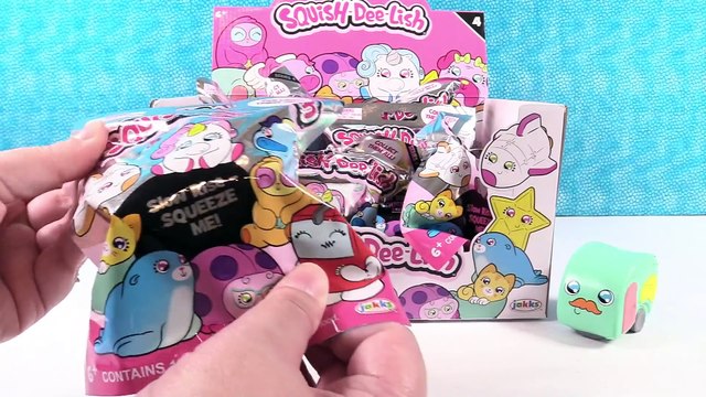 Squish Dee Lish Series 4 Unicorn Robot Squishy Squishies Blind Bag Opening _ PSToyReviews