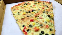 BIG PIZZA SLICE EATING CHALLENGE | Big Pizza Slice Eating Competition | Food Challenge
