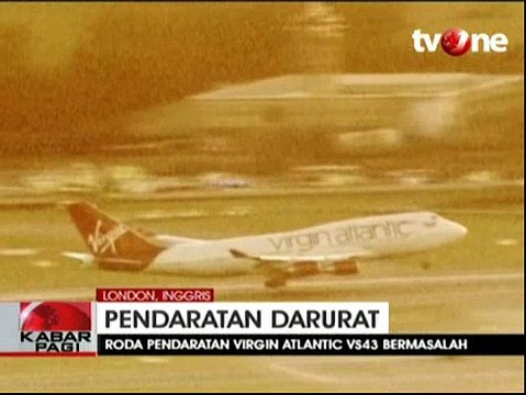 Pesawat Virgin Atlantic Mendarat Darurat di Inggris