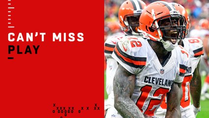 Can't-Miss Play: Josh Gordon pulls in acrobatic TD catch to tie game