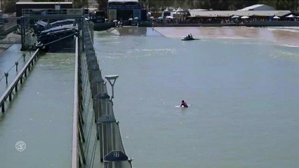 Adrénaline - Surf : Sebastian Zietz with a 5.87 Wave from Surf Ranch Pro, Men's Championship Tour - Final