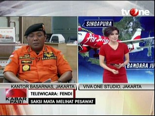 Saksi Mata Melihat Pesawat AirAsia Terbang Rendah