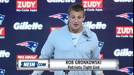 Rob Gronkowski On His Phenomenal Week 1 Catch