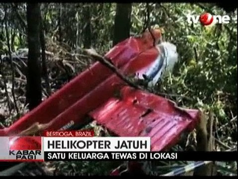 Kecelakaan Helikopter, Satu Keluarga Tewas