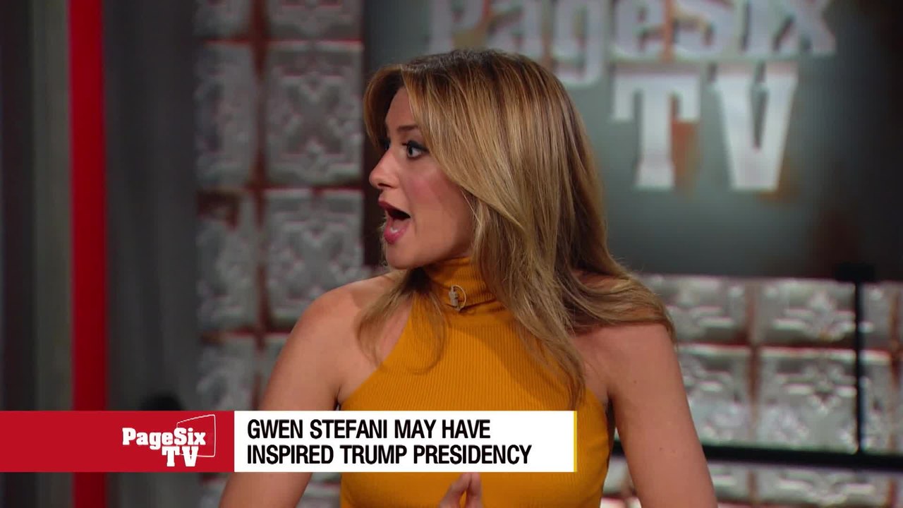 Did @realDonaldTrump run for president because of @GwenStefani? According to @MMFlint, he sure did! We'll explain on today's #PageSixTV!