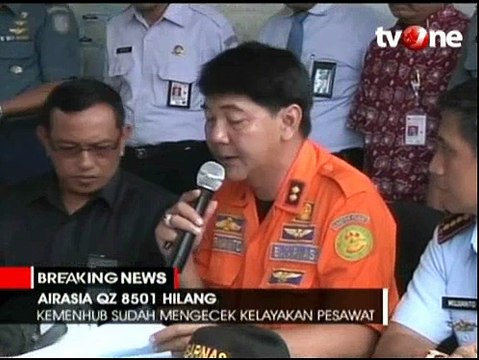 Wilayah Pencarian QZ8501 Mulai Diperluas