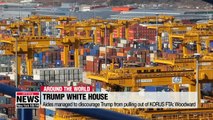 Trump planned to withdraw from WTO, NAFTA, KORUS FTA in Aug. 2017: Woodward