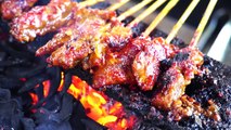 SPICY BBQ Ribs & INSANE BBQ Pork Satay in Bali Indonesia