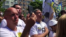 Manifestaciones a favor de un convaleciente Bolsonaro en Brasil