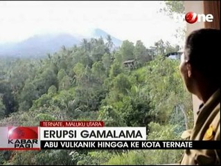 Gunung Gamalama Kembali Semburkan Abu Vulkanik