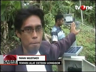 BPBD Pasang Alat Deteksi Dini di Daerah Rawan Longsor
