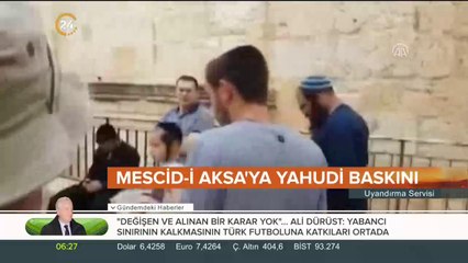 Mescid-i Aksa'da İsrail provokasyonu