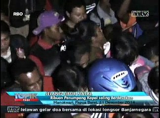Jelang Libur Natal, Ribuan Penumpang Padati Pelabuhan