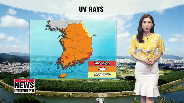 Warm highs along with high UV rays _ 091018