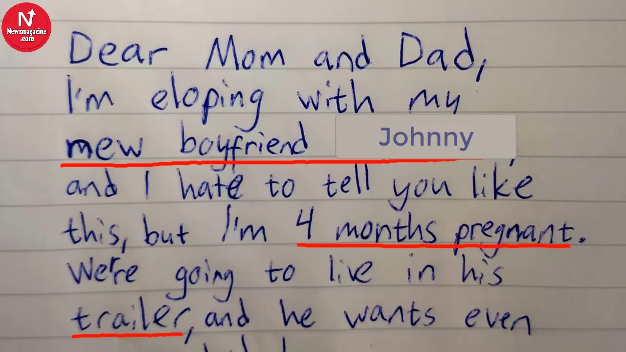 Dad finds farewell letter from 16 year old daughter, notices interesting detail on the last line