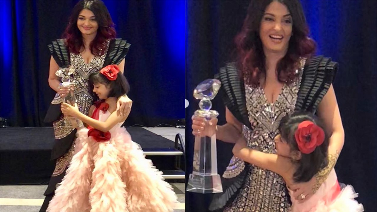 Aishwarya Rai Bachchan & Aaradhya Bachchan SHINES at Meryl Streep Awards | FilmiBeat