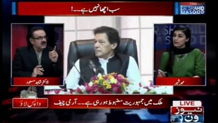 Dr shahid Masood Takes Class of N League And Saad Rafique In Live Show