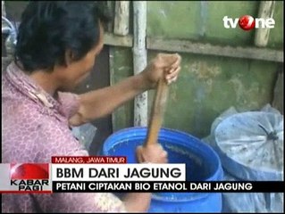 Petani Ciptakan BBM Dengan Bahan Dasar Jagung