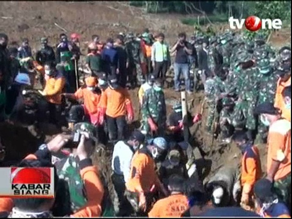Hari Terakhir Pencarian Korban Longsor Temukan Jenazah Wanita dan Balita