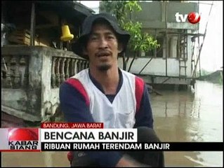 Banjir di Bandung Meluas Hingga Rendam Empat Desa