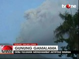 Debu Vulkanik Gunung Gamalama Hambat Aktifitas Warga Ternate