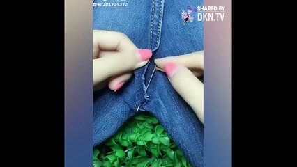 Kỹ thuật may vá siêu đỉnh, xem xong ai cũng muốn bắt tay vào làm