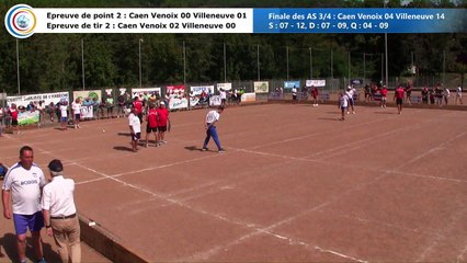 Epreuves de point et de tir, France AS 3/4, Caen Venoix contre Villeneuve, Le Cheylard 2018