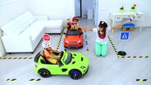 Vlad and Nikita Ride on Toys Cars Family Fun Playtime