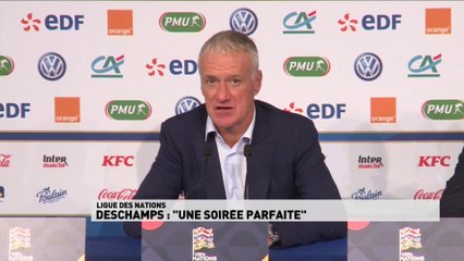 La réaction de Deschamps à l'issue de la rencontre