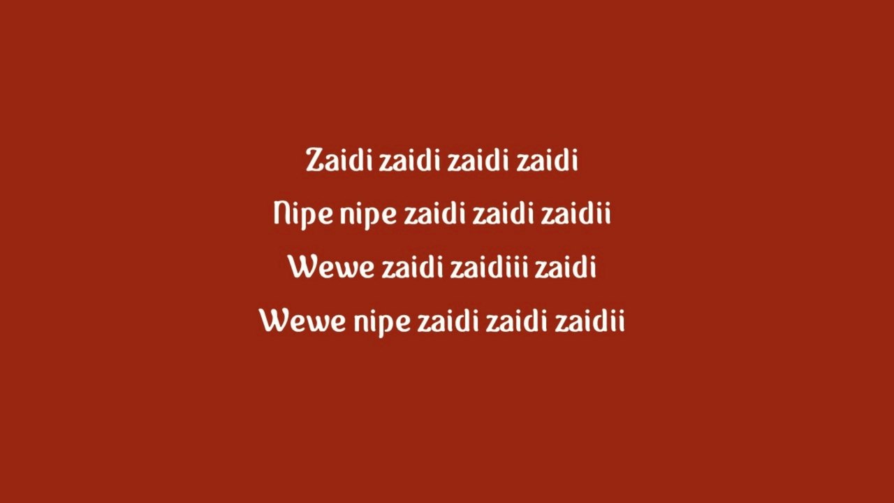 Jux - Zaidi Lyrics
